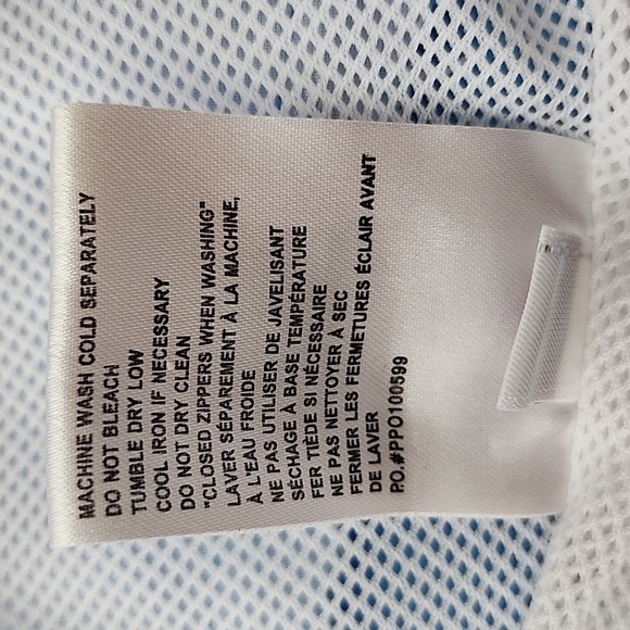 FILA Women's Sky Blue Mesh Lined Lightweight Zip Up Windbreaker Jacket Size S - Picture 12 of 16